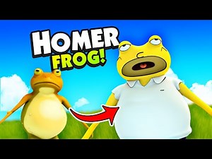 I Became HOMER Frog and Found a Secret Temple! - Amazing Frog?