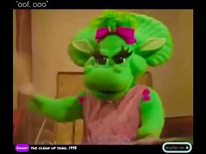 Barney - The Clean Up Song #teacherren