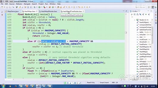 千锋java免费教程：第09章 集合_14_HashMap源码分析与哈希表实现原理(2)