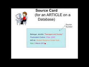 Note & Source Card Notes