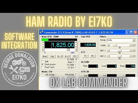 Icom IC-7300 with DXLab Commander - Full Setup & Operation Explained