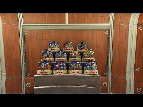 Fallout 4 - All Snowglobe Locations guide - Capital Wasteland Bobbleheads and Mojave Snow Globes Mod