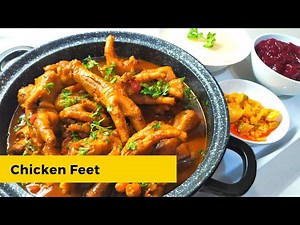SOUTH AFRICAN CHICKEN FEET RECIPE: How To Cook Chicken Feet | Easy, Step by Step recipe (Menoto)