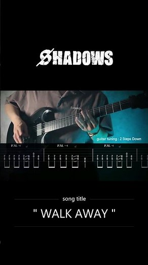 SHADOWS - WALK AWAY （Instrumental）【ギター練習用】【ギタータブ譜】【Guitar TAB】【Guitar cover】FACT