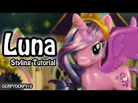 My Little Pony: Princess Luna Hair Styling Tutorial MLP