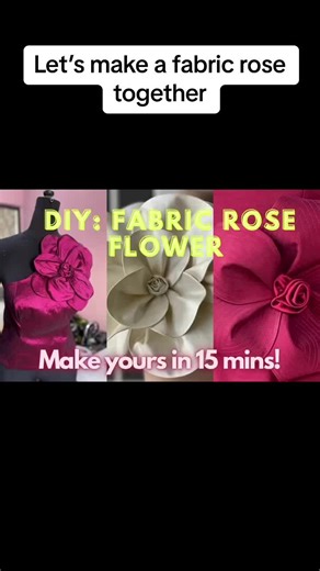 DIY Fabric Rose Tutorial: Sewing Tips for Trendy Flowers