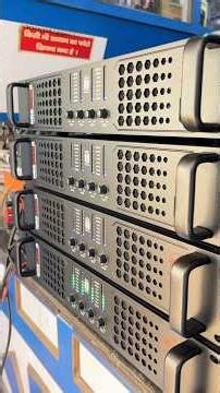 Chota Packet Bada Dhamaka Top Line Array Special Amplifier Testing 😲 #amplifier #djsetup