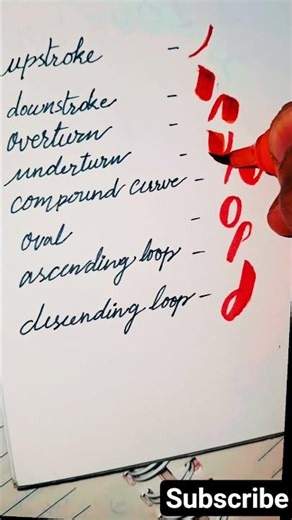 8 Basic Brush Pen Strokes for Beginners ✍️#shorts #youtubeshorts #shortsfeed