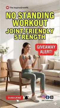 Full Body Seated Workout (NO STANDING!) | 12 Exercises for Strength & Mobility | Chair Workout