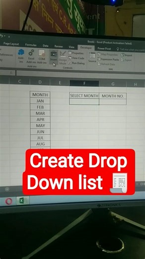✅Drop Down List in Excel। #excel #exceltricks #advancedexcel #dropdownlist #dropdown #developer