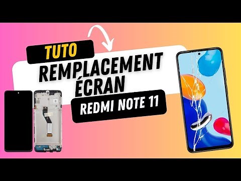 Xiaomi Redmi Note 11S 5G : Remplacement écran avec chassis : Tutoriel Réparation