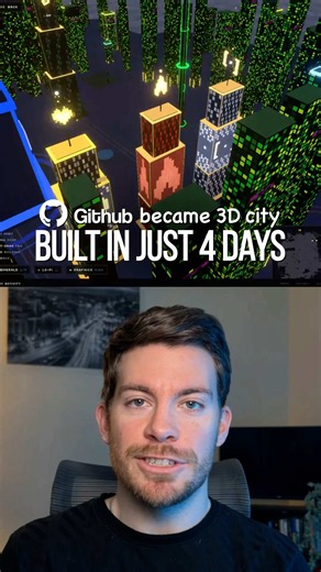 This new free platform just turned GitHub into an entire 3D city