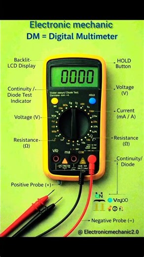 digital multimeter #electronicmechanic #ekmotahathighumechala