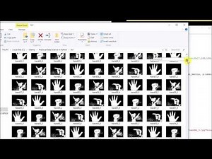 Detecting hand gestures using scikit-learn in real time