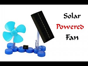 How To Make a Mini Solar Powered Electric Fan at Home - Easy Way