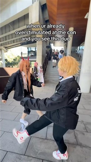 denji and power dance! #chainsawman