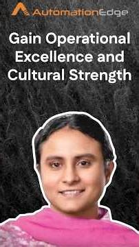 How to Gain Operational Experience and Cultural Strength?