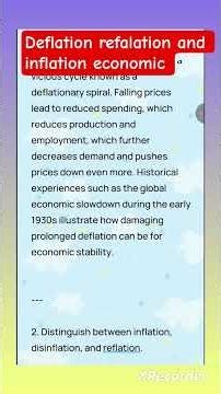 deflation refalation and inflation economic term upsc. economic ramesh singh