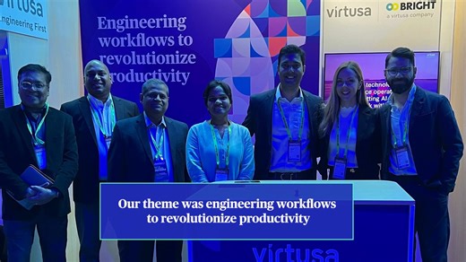 Dive into the immersive journey of Knowledge 2024 through the Virtusa lens! We are thankful for the chance to connect with many individuals at our booth. It has been an inspiring journey of learning, networking, and innovation. Can't wait to reconnect with you next year. Watch the full video. #Knowledge2024 #EngineeringFirst #ServiceNow #WorkflowEngineering #VirtusaatKnowledge24 | Virtusa