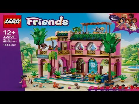 LEGO Instructions - Friends - 42691 - Garden Restaurant - Heartlake City