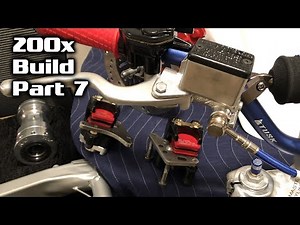 Honda ATC 200x Build - Part 7 - Rebuild Front Brakes, Caliper, Mater Cylinder, Seals, Paint, Window