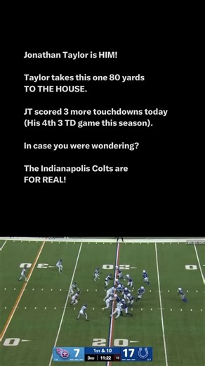 The Indianapolis Colts are FOR REAL! #nfl #nflfootball #colts #jonathantaylor | Brad Smith