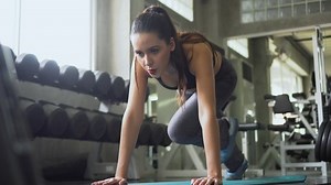 Beautiful Fit Woman Doing Plank Exercise Stock Footage Video (100% Royalty-free) 1082297959 | Shutterstock