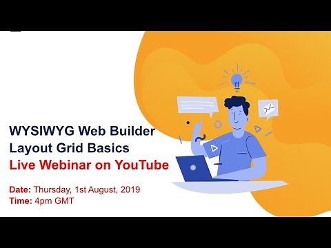 WYSIWYG Web Builder Layout Grid Basics Webinar