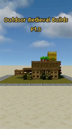 Outdoor Medieval Builds Pt.3 #minecraft #tutorial #minecraftguide