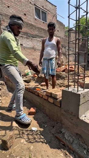 Simple Process of Thread Line Setup for Concrete Pillar…