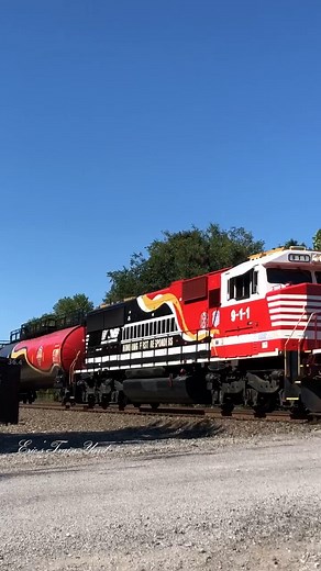 What do you think? I think every train should have this much color. Beautiful NS911 with all of its cars. #reels #railway #trains #viral | Eric’s Train Yard