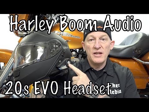 Harley Boom! Audio Sena 20S EVO Bluetooth Headset-How to Setup & Use