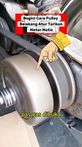 Begini Cara Kerja Pulley Belakang Matic — Simple Tapi Penting #mekanik #motormatic #tipsmotor #rajamotor #automotive | Ary Rjm