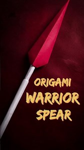 HOW TO MAKE ORIGAMI SPEAR EASY STEP BY STEP | PAPER SPEAR ORIGAMI WORLD TUTORIAL FOLDING | PAPER ART