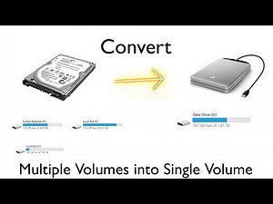 How to turn old hard drives into one large drive in Windows / Combine multiple volume into 1 volume