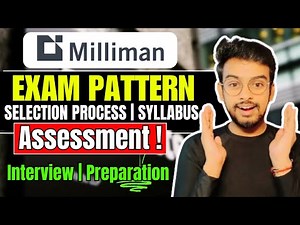 Milliman Hiring Process | Online Assessment | Exam Pattern | Syllabus | Interview | How to Prepare