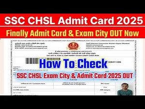 SSC CHSL Exam Date 2025 || SSC CHSL Admit Card 2025 || SSC CHSL Admit Card 2025 Kaise Download Kere