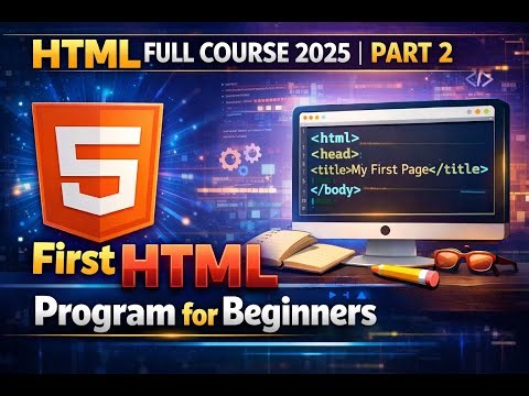 HTML Full Course 2025 | Part 2 | HTML Basics Explained for Beginners