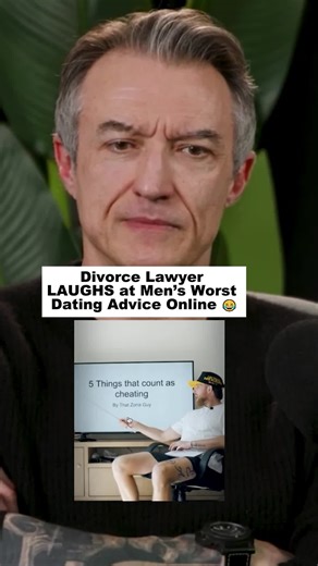 Divorce Lawyer LAUGHS at Men's Worst Dating Advice Online 😂 #lawyer #divorcetalk #datingadvice #reactionvideo #jamessexton