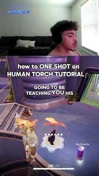 how to ONE SHOT on HUMAN TORCH TUTORIAL🎓 #marvelrivals #marvel