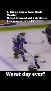 161K views · 902 reactions | Just when you thought eating a Mark Messier elbow was enough, getting dropped out of a stretcher by paramedics on TV might make this the worst day ever. Onward. #nhl #dallasstars | The Morning Skate | Facebook