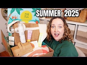 NEW FABFITFUN SUMMER 2025 UNBOXING ❤️