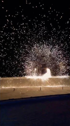 Firework Show in Marrakesh Morocco 🇲🇦 #fireworks #marrakesh #viral #trending #travel