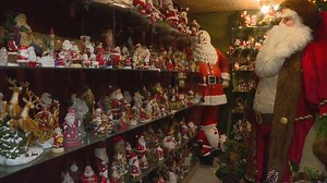 7,000 Santa figurines in family's special collection