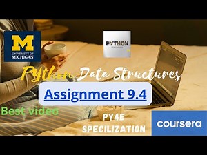 Assignment 9.4 Python Data Structures | Coursera | PY4E | #mythoghts #assignment9.4