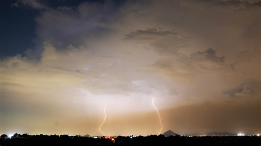 Monsoon storms bring pouring rain to metro Phoenix