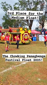 The Chowking Panagbenga Festival Float 2025. The 3rd place winner for the medium float category. #fypシ゚ #Baguio #FloatParade #Panagbenga2025 | Darwin C. Sherwin