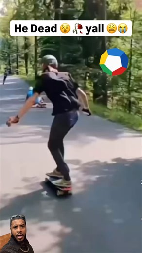 Eric Robertson on Instagram: "Why he kicked himself in the but like that? #acccident #relatable #longboarding #fall #trendingnow"