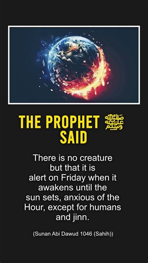 Why Do Creatures Fear Friday? 😨 | Prophet Muhammad ﷺ