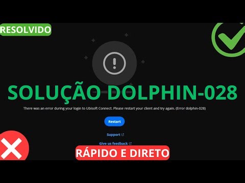 Corrigir Erro Dolphin 028 Ubisoft - Solução Facíl